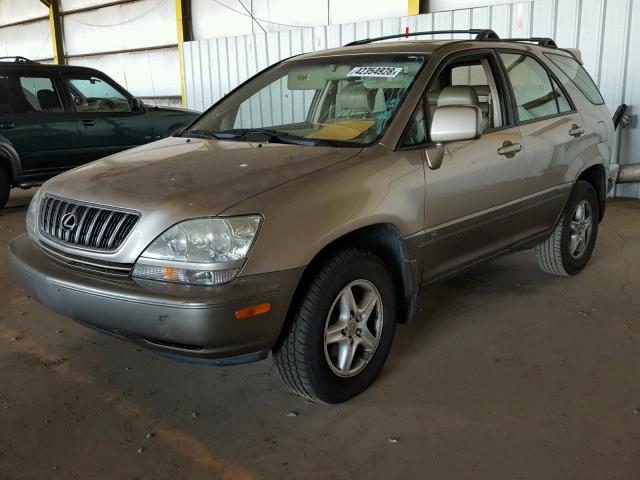 JTJGF10U510089486 - 2001 LEXUS RX 300 GRAY photo 2