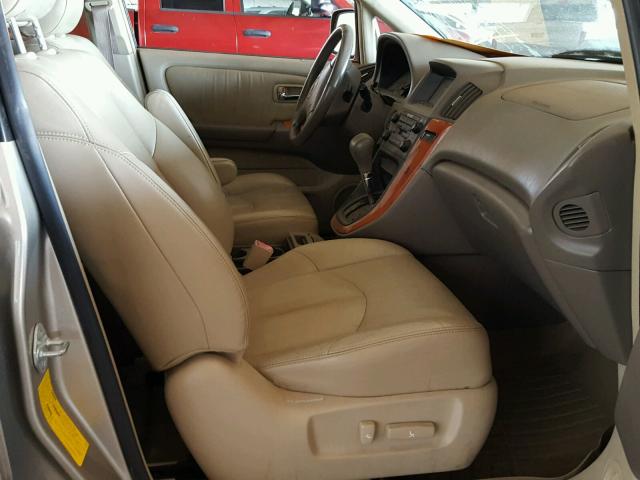 JTJGF10U510089486 - 2001 LEXUS RX 300 GRAY photo 5