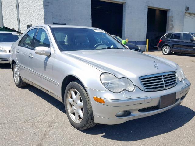 WDBRF61J12F283636 - 2002 MERCEDES-BENZ C 240 SILVER photo 1