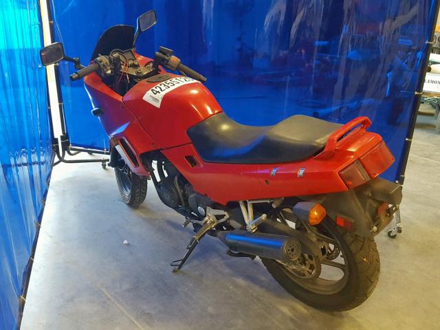 JKAEXMF132A087179 - 2002 KAWASAKI EX250 F RED photo 3