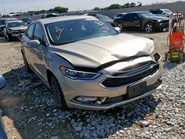 3FA6P0K93HR116120 - 2017 FORD FUSION TIT GOLD photo 1