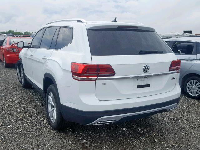 1V2KR2CAXJC526164 - 2018 VOLKSWAGEN ATLAS SE WHITE photo 3