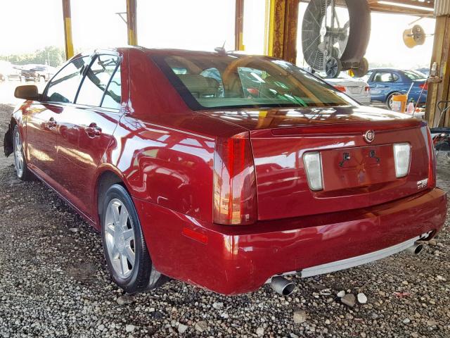 1G6DW677970131057 - 2007 CADILLAC STS RED photo 3