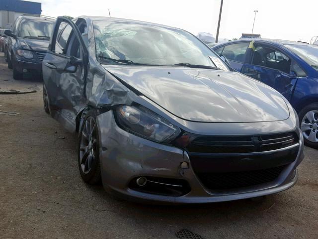 1C3CDFBA1DD308940 - 2013 DODGE DART SXT GRAY photo 1