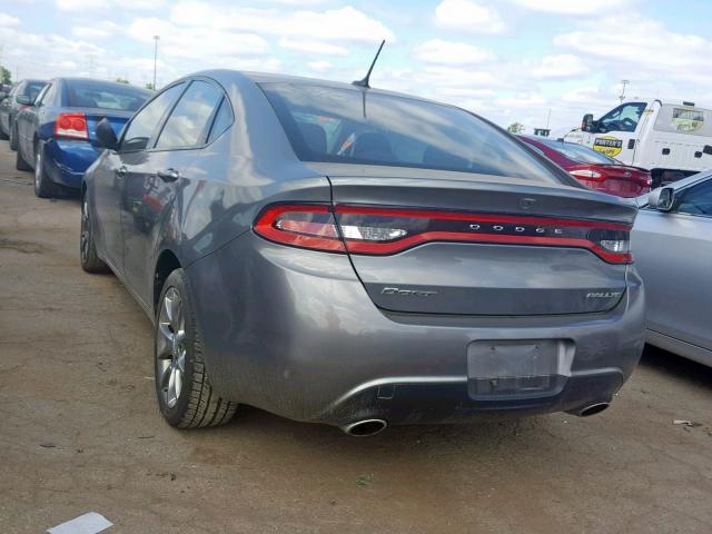 1C3CDFBA1DD308940 - 2013 DODGE DART SXT GRAY photo 3