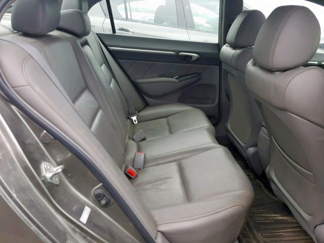 2HGFA15918H030279 - 2008 HONDA CIVIC EXL 灰色 照片 6