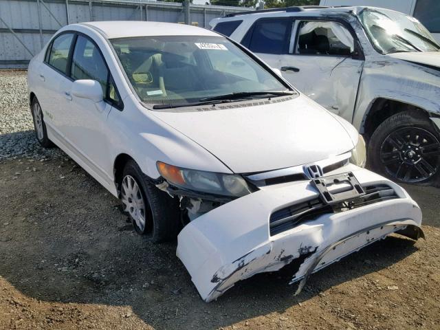 1HGFA46538L000040 - 2008 HONDA CIVIC GX WHITE photo 1