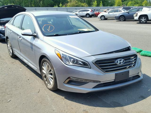 5NPE34AF5FH253138 - 2015 HYUNDAI SONATA SPO SILVER photo 1