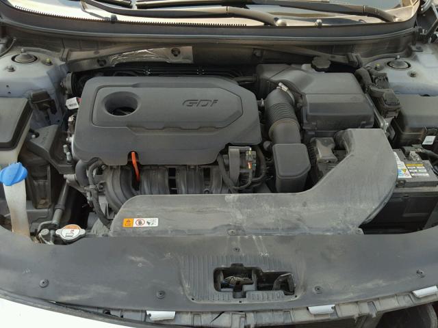 5NPE34AF5FH253138 - 2015 HYUNDAI SONATA SPO SILVER photo 7