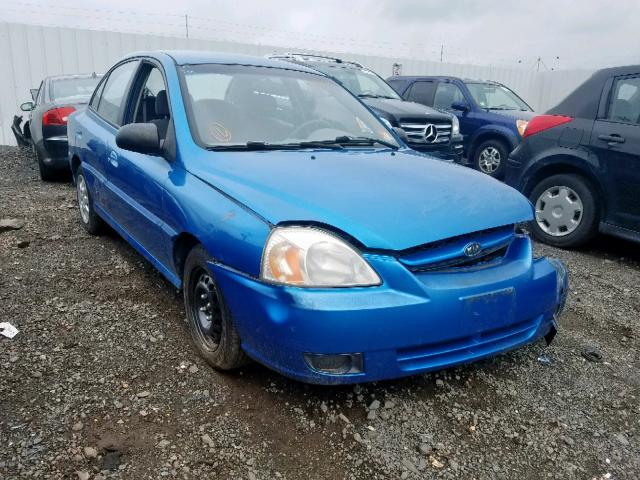 KNADC125636232320 - 2003 KIA RIO BLUE photo 1