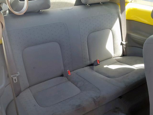 3VWBC21C6XM454049 - 1999 VOLKSWAGEN NEW BEETLE ყვითელი ფოტო 6