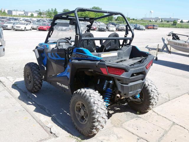 4XAVBE871HB683641 - 2017 POLARIS RZR S 900 BLUE photo 3