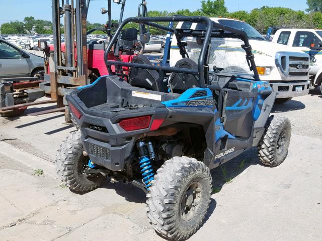 4XAVBE871HB683641 - 2017 POLARIS RZR S 900 BLUE photo 4