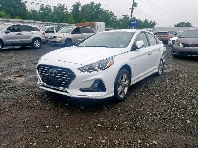 5NPE34AF5JH692283 - 2018 HYUNDAI SONATA SPO WHITE photo 2