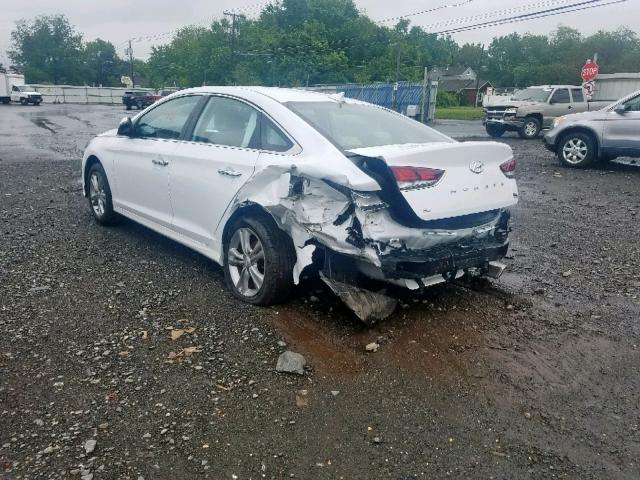 5NPE34AF5JH692283 - 2018 HYUNDAI SONATA SPO WHITE photo 3