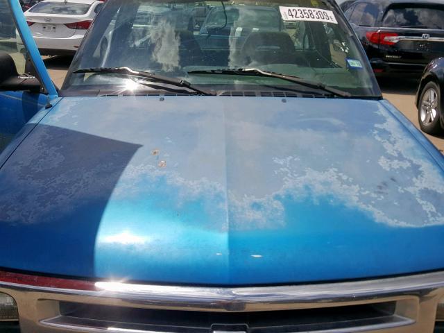 1GCCS1444S8101878 - 1995 CHEVROLET S TRUCK S1 BLUE photo 7