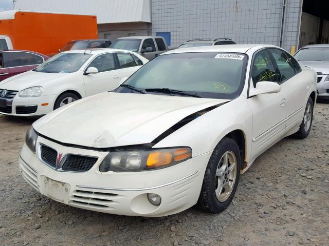 1G2HX54K714223707 - 2001 PONTIAC BONNEVILLE WHITE photo 2