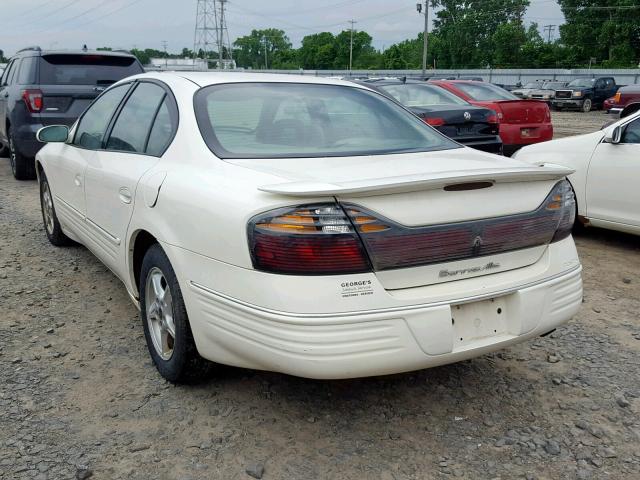 1G2HX54K714223707 - 2001 PONTIAC BONNEVILLE WHITE photo 3