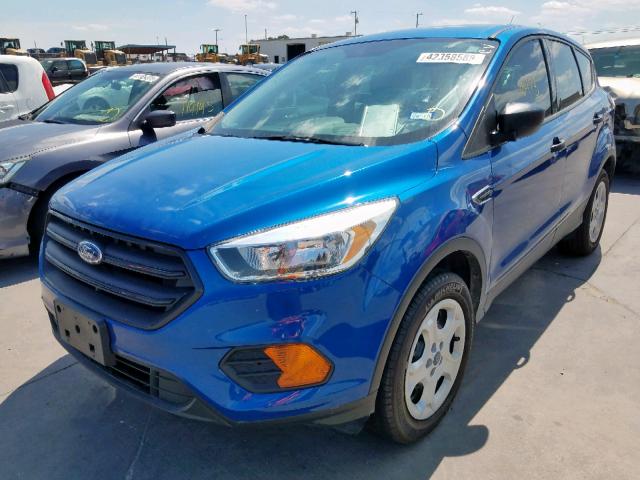 1FMCU0F74HUE07180 - 2017 FORD ESCAPE S BLUE photo 2