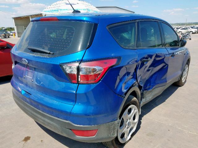 1FMCU0F74HUE07180 - 2017 FORD ESCAPE S BLUE photo 4