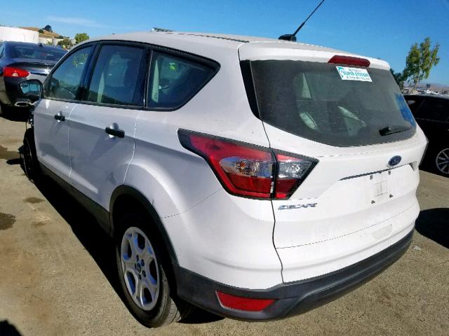 1FMCU0F74HUA15350 - 2017 FORD ESCAPE S WHITE photo 3