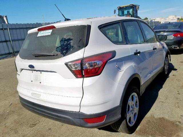 1FMCU0F74HUA15350 - 2017 FORD ESCAPE S WHITE photo 4