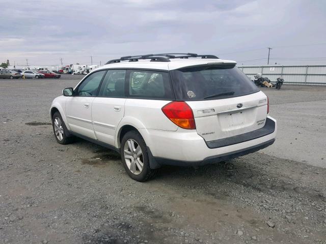 4S4BP68C564322099 - 2006 SUBARU LEGACY OUT WHITE photo 3