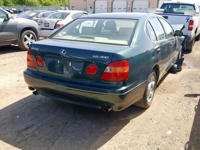 JT8BH68X8W0002415 - 1998 LEXUS GS 400 GREEN photo 4