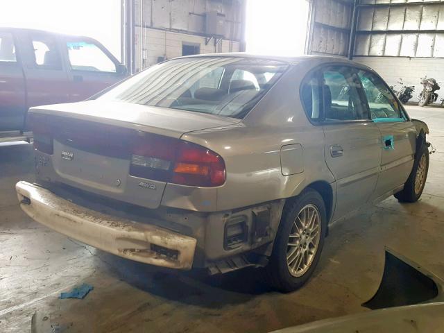 4S3BE645427207844 - 2002 SUBARU LEGACY GT TAN photo 4