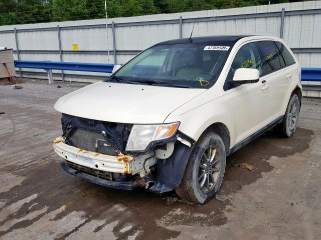 2FMDK38C88BA01334 - 2008 FORD EDGE SEL CREAM photo 2