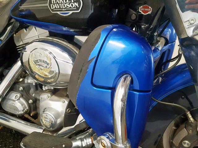 1HD1FC4108Y698421 - 2008 HARLEY-DAVIDSON FLHTCUI BLUE photo 12