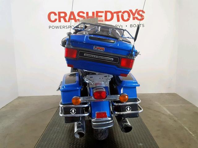 1HD1FC4108Y698421 - 2008 HARLEY-DAVIDSON FLHTCUI BLUE photo 4