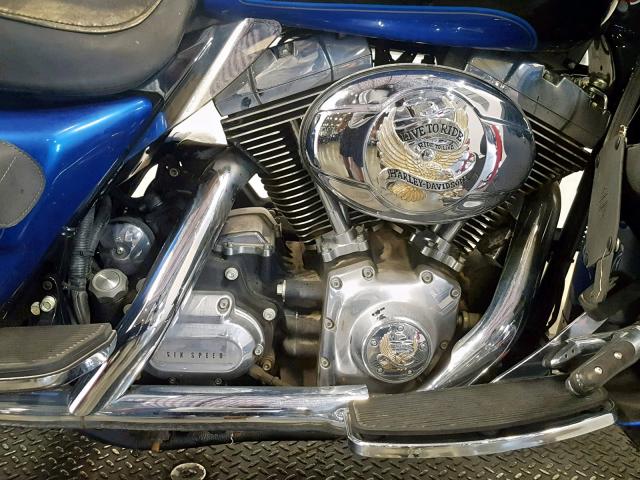 1HD1FC4108Y698421 - 2008 HARLEY-DAVIDSON FLHTCUI BLUE photo 6