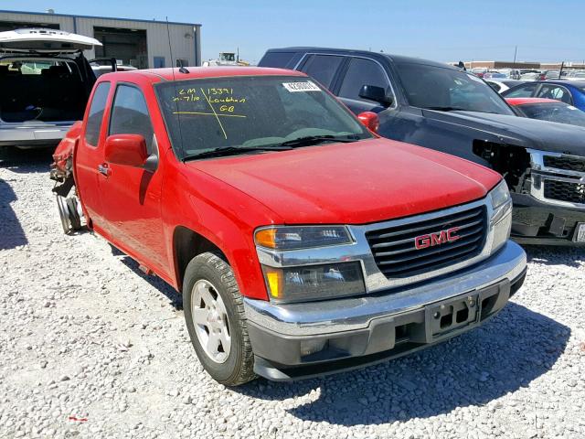 1GTE5MF97C8134563 - 2012 GMC CANYON SLE RED photo 1