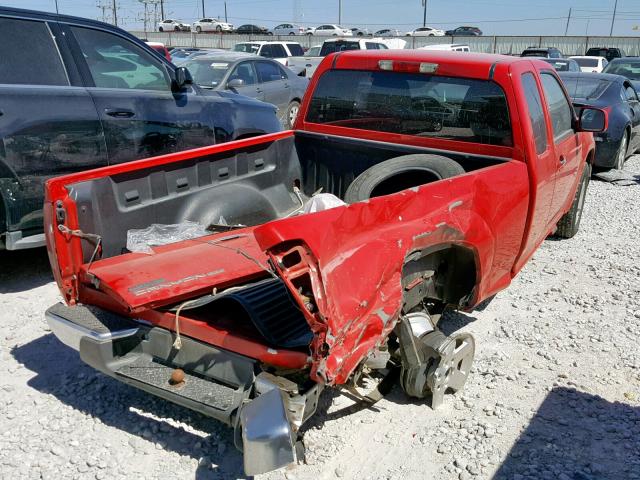 1GTE5MF97C8134563 - 2012 GMC CANYON SLE RED photo 4