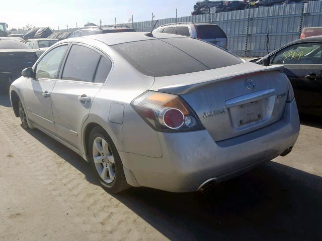 1N4CL21E08C127082 - 2008 NISSAN ALTIMA HYB SILVER photo 3