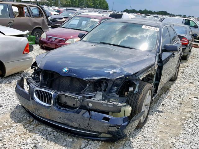 WBANV13518CZ50931 - 2008 BMW 528 XI BLUE photo 2