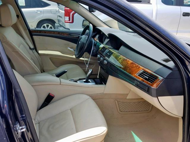 WBANV13518CZ50931 - 2008 BMW 528 XI BLUE photo 5