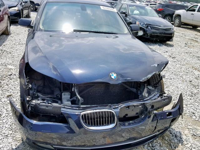 WBANV13518CZ50931 - 2008 BMW 528 XI BLUE photo 9