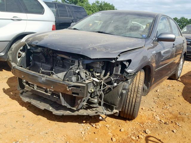 4T1BB46K09U089086 - 2009 TOYOTA CAMRY HYBR GRAY photo 2