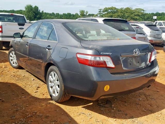 4T1BB46K09U089086 - 2009 TOYOTA CAMRY HYBR GRAY photo 3