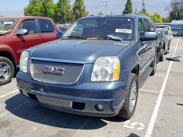 1GKFK66827J218695 - 2007 GMC YUKON XL D BLUE photo 2