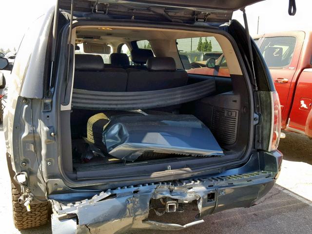 1GKFK66827J218695 - 2007 GMC YUKON XL D BLUE photo 9