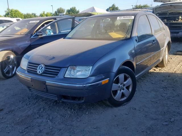 3VWSA69M45M074506 - 2005 VOLKSWAGEN JETTA GLS GRAY photo 2