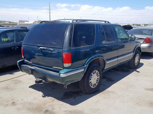 1GKDT13WXV2557657 - 1997 GMC JIMMY GREEN photo 4