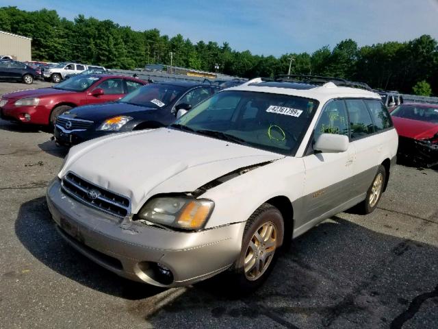 4S3BH686317678067 - 2001 SUBARU LEGACY OUT WHITE photo 2