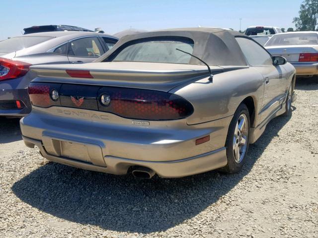 2G2FS32K212130273 - 2001 PONTIAC FIREBIRD GRAY photo 4