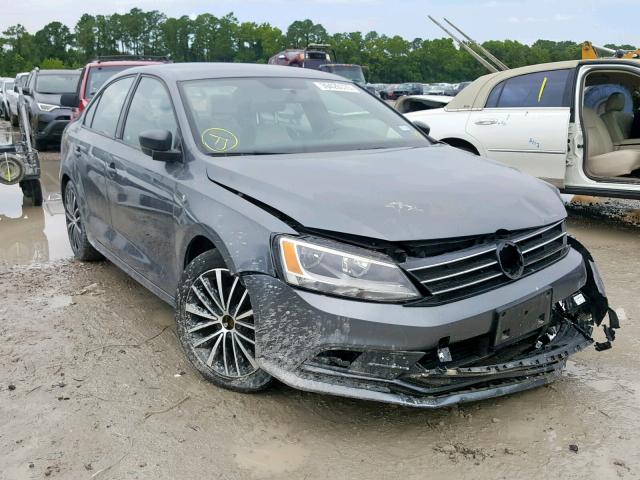 3VWD17AJ6GM254430 - 2016 VOLKSWAGEN JETTA SPOR GRAY photo 1