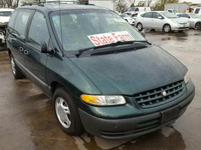 2P4GP45G7XR132174 - 1999 PLYMOUTH VOYAGER SE GREEN photo 1