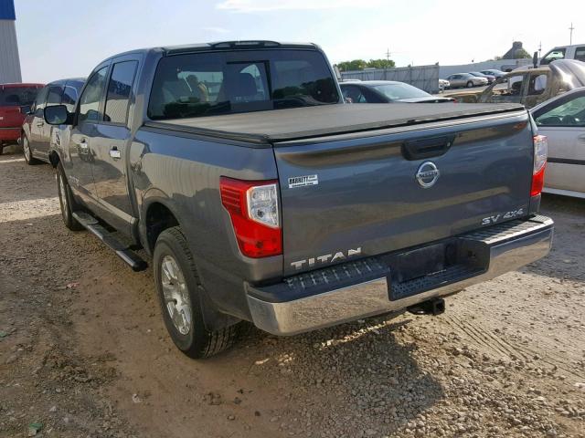 1N6AA1EJ3HN543038 - 2017 NISSAN TITAN S GRAY photo 3